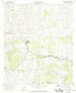 Live Oak Springs CA topo map, 1:24000 Scale, 7.5 X 7.5 Minute, Historical, 1959, Updated 1971, 26.9 x 22.1 in