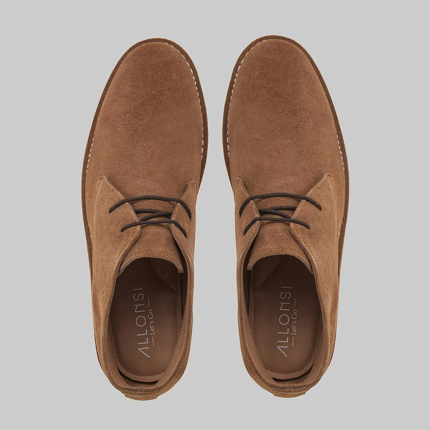 Lorenzo | Genuine Leather Men's Boots | Casual Suede Chukka Boots | Ankle Boot for Men | Lightweight TPR Sole | Padded Memory Foam Cushioning | Enhanced Comfort | Handcrafted Detailing
