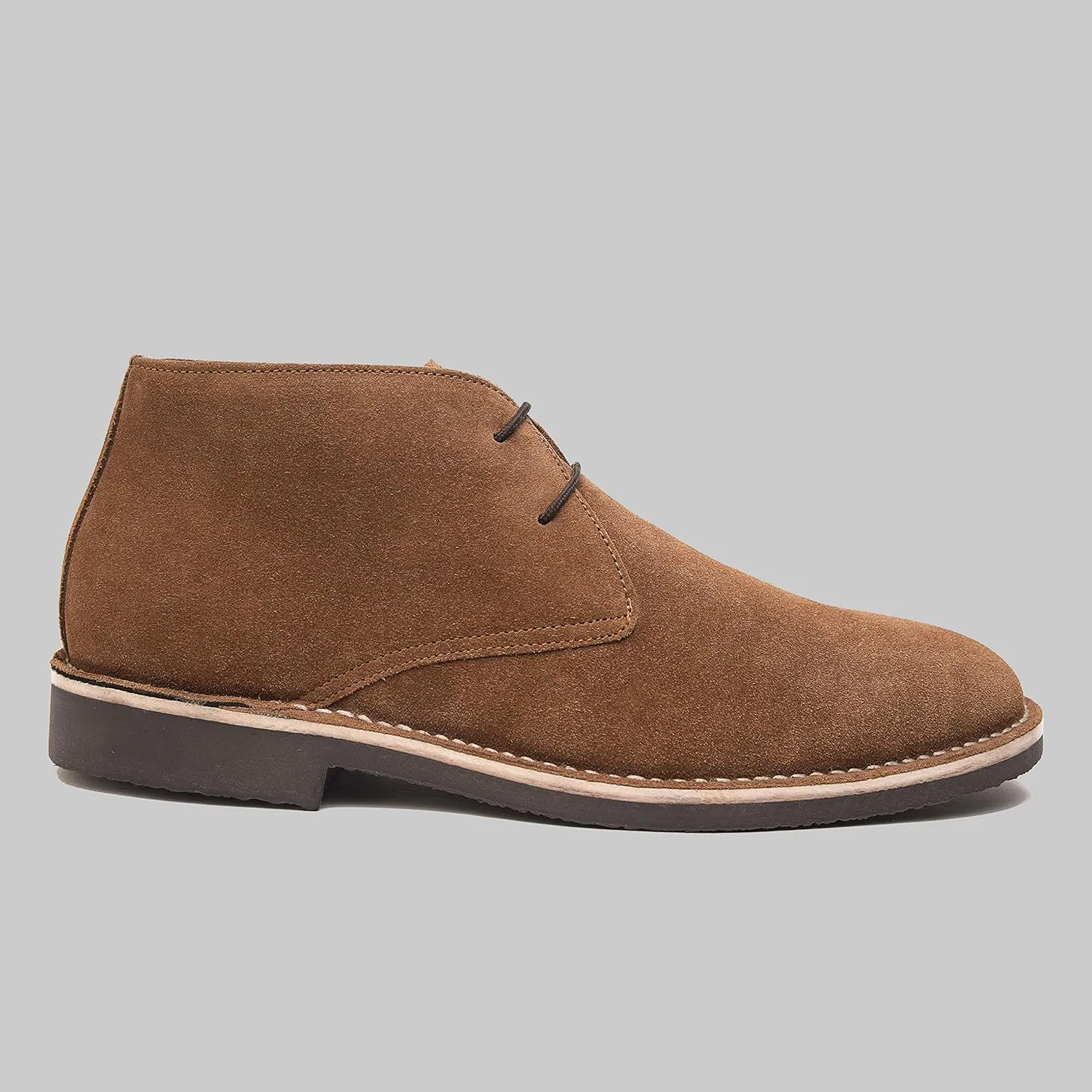 Lorenzo | Genuine Leather Men's Boots | Casual Suede Chukka Boots | Ankle Boot for Men | Lightweight TPR Sole | Padded Memory Foam Cushioning | Enhanced Comfort | Handcrafted Detailing