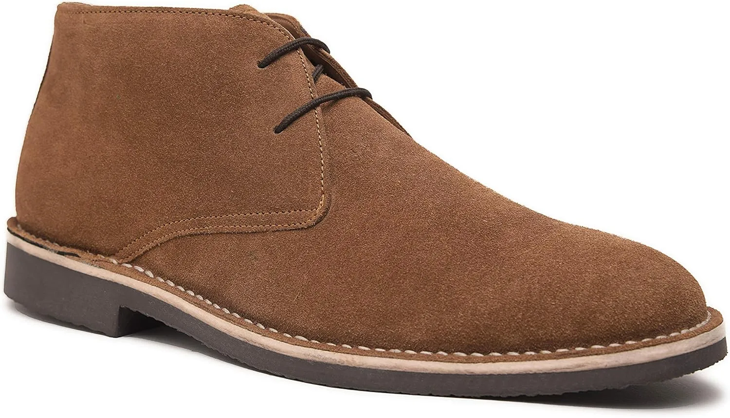 Lorenzo | Genuine Leather Men's Boots | Casual Suede Chukka Boots | Ankle Boot for Men | Lightweight TPR Sole | Padded Memory Foam Cushioning | Enhanced Comfort | Handcrafted Detailing