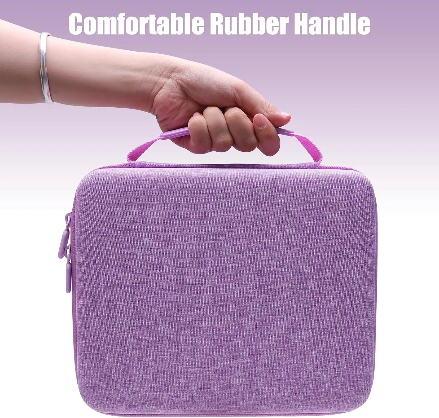 LTGEM Case Compatible with Brother P-Touch PT- D610BT / PT-D410 / PT-D460BT / PTD600 / PTD400AD Label Maker, Purple