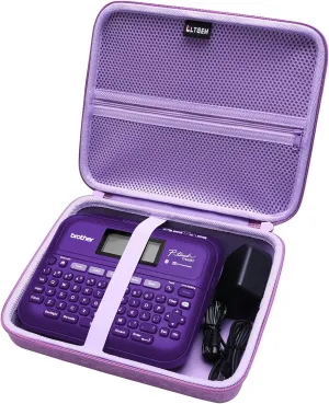 LTGEM Case Compatible with Brother P-Touch PT- D610BT / PT-D410 / PT-D460BT / PTD600 / PTD400AD Label Maker, Purple