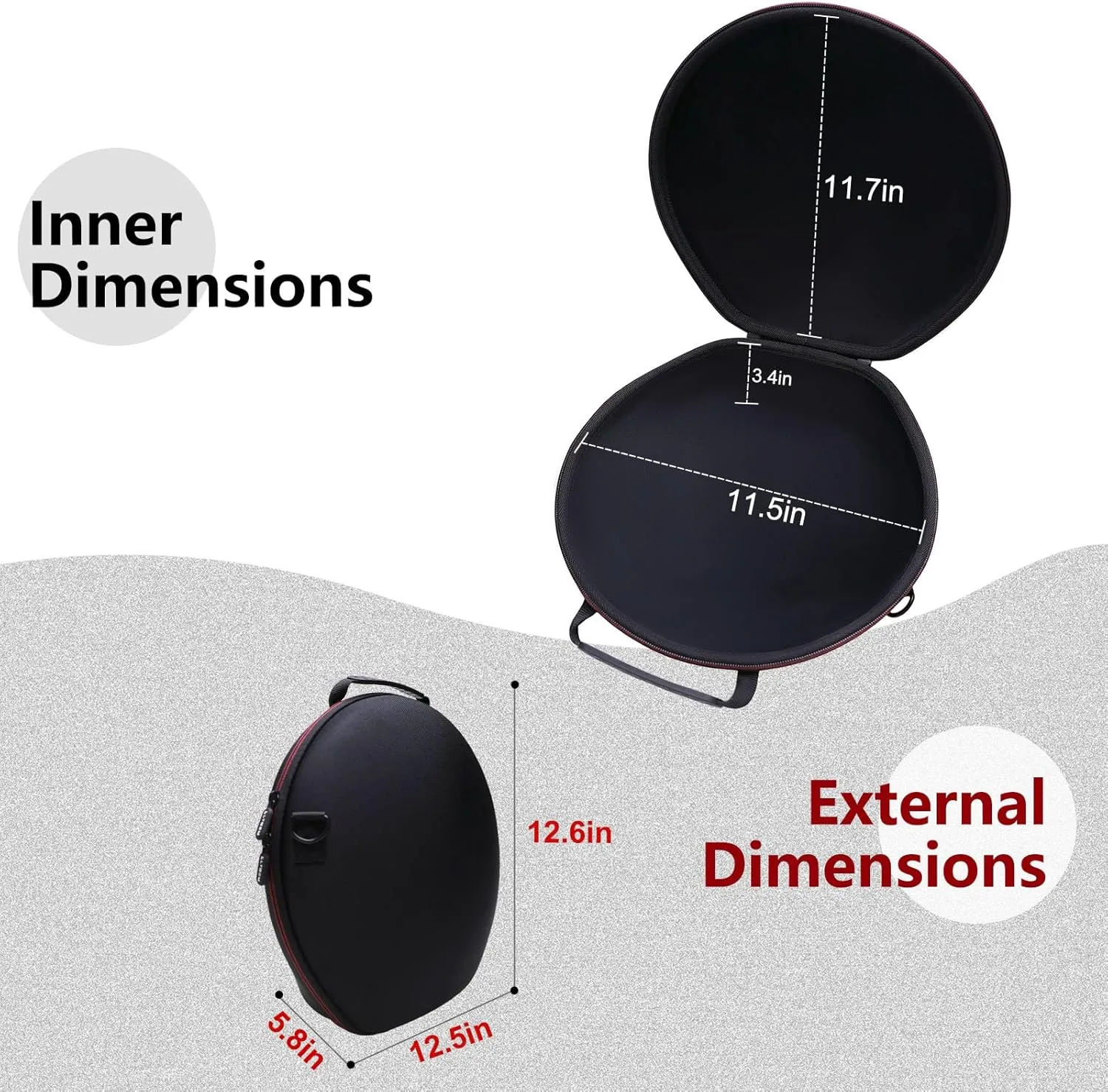 LTGEM Case Compatible with Harman Kardon Onyx Studio 9 Speaker, Black