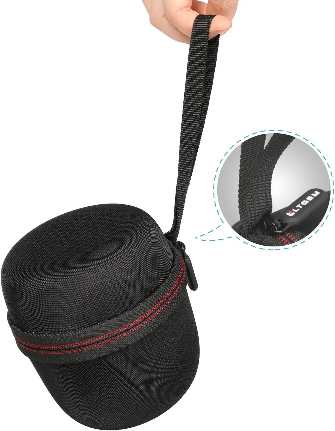 LTGEM Case Compatible with Ultimate Ears WONDERBOOM 4/3/2 Portable Waterproof Speaker, Black