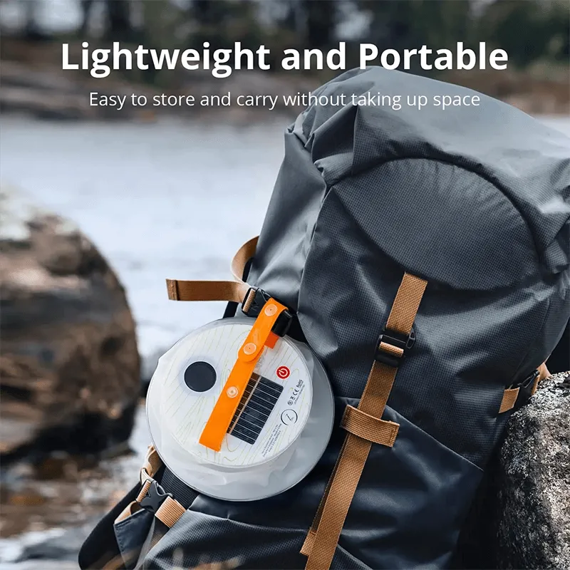LUMINA - Foldable Solar Camping Lamp with Speaker