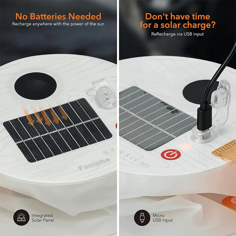 LUMINA - Foldable Solar Camping Lamp with Speaker