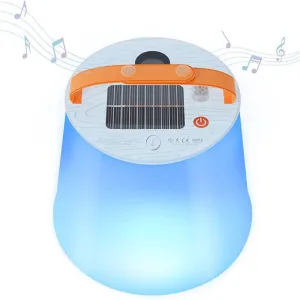LUMINA - Foldable Solar Camping Lamp with Speaker