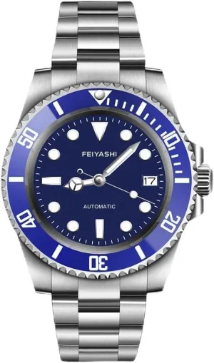 Luxury Modified Mechanical Yacht Watch Stainless Steel Oyster Watch Strap for NH34 NH35 NH36 NH38 Movement