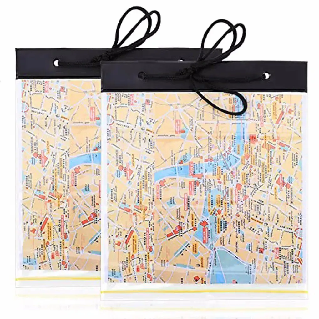 Map Case Clear Waterproof PVC Document Holder