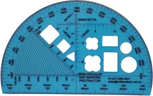 Map Marking Protractors