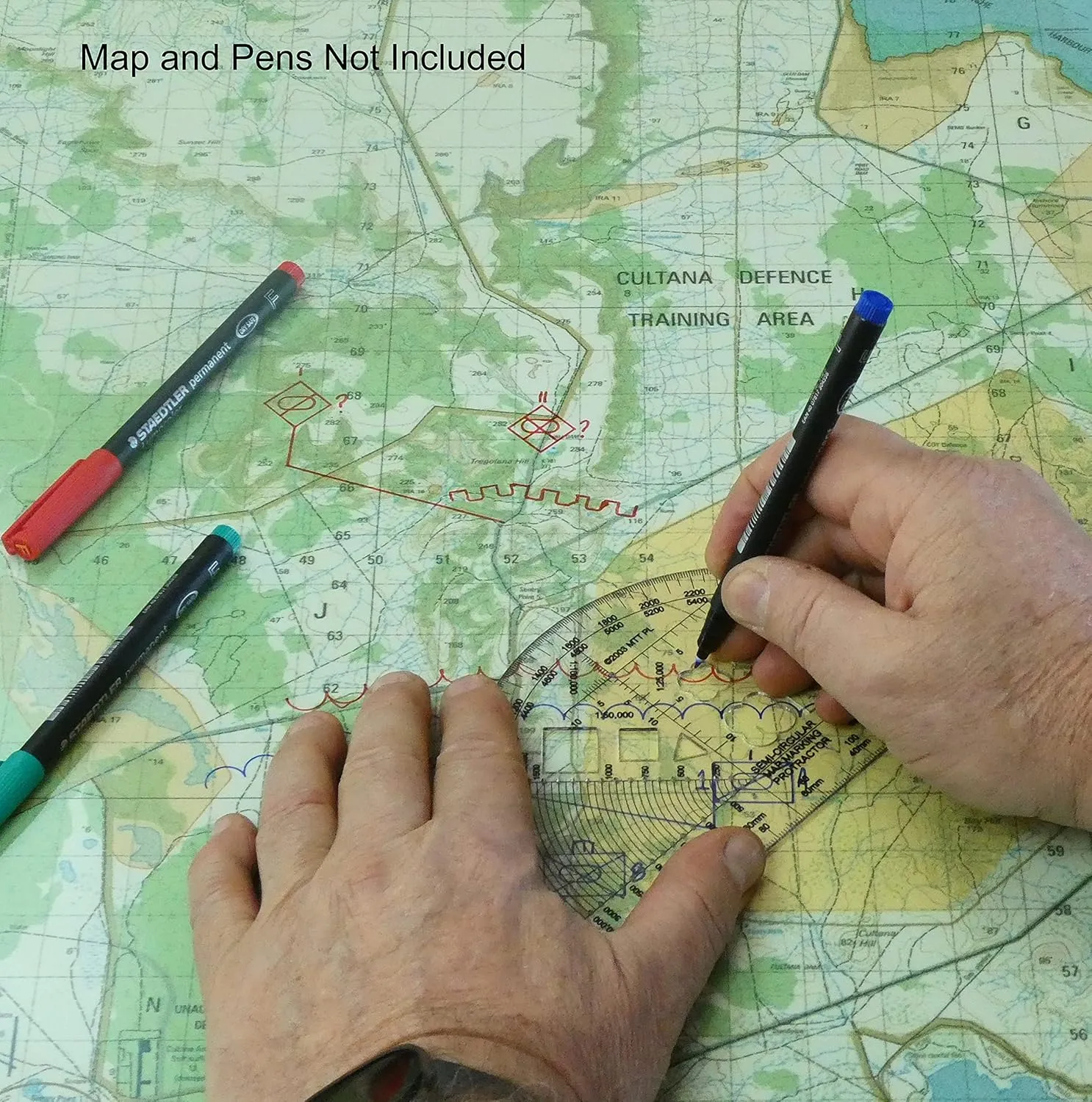 Map Marking Protractors