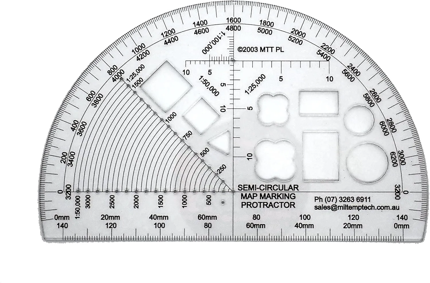 Map Marking Protractors