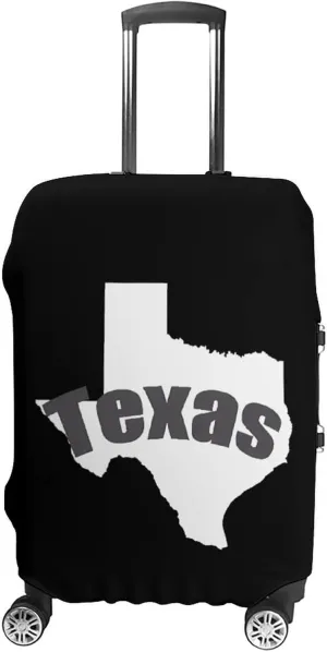 Map of Texas Protective Luggage Case Washable Suitcase Cover Travel Bag Protector