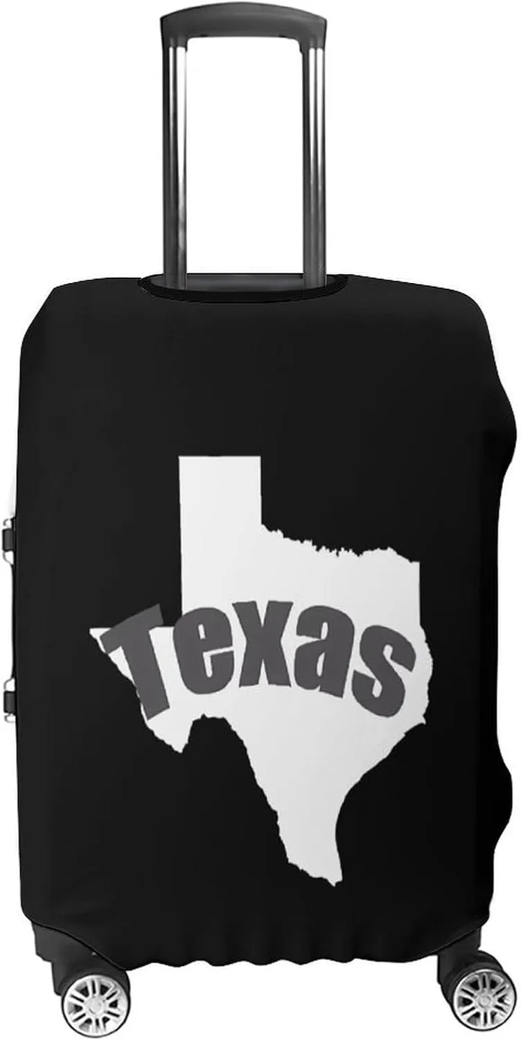Map of Texas Protective Luggage Case Washable Suitcase Cover Travel Bag Protector