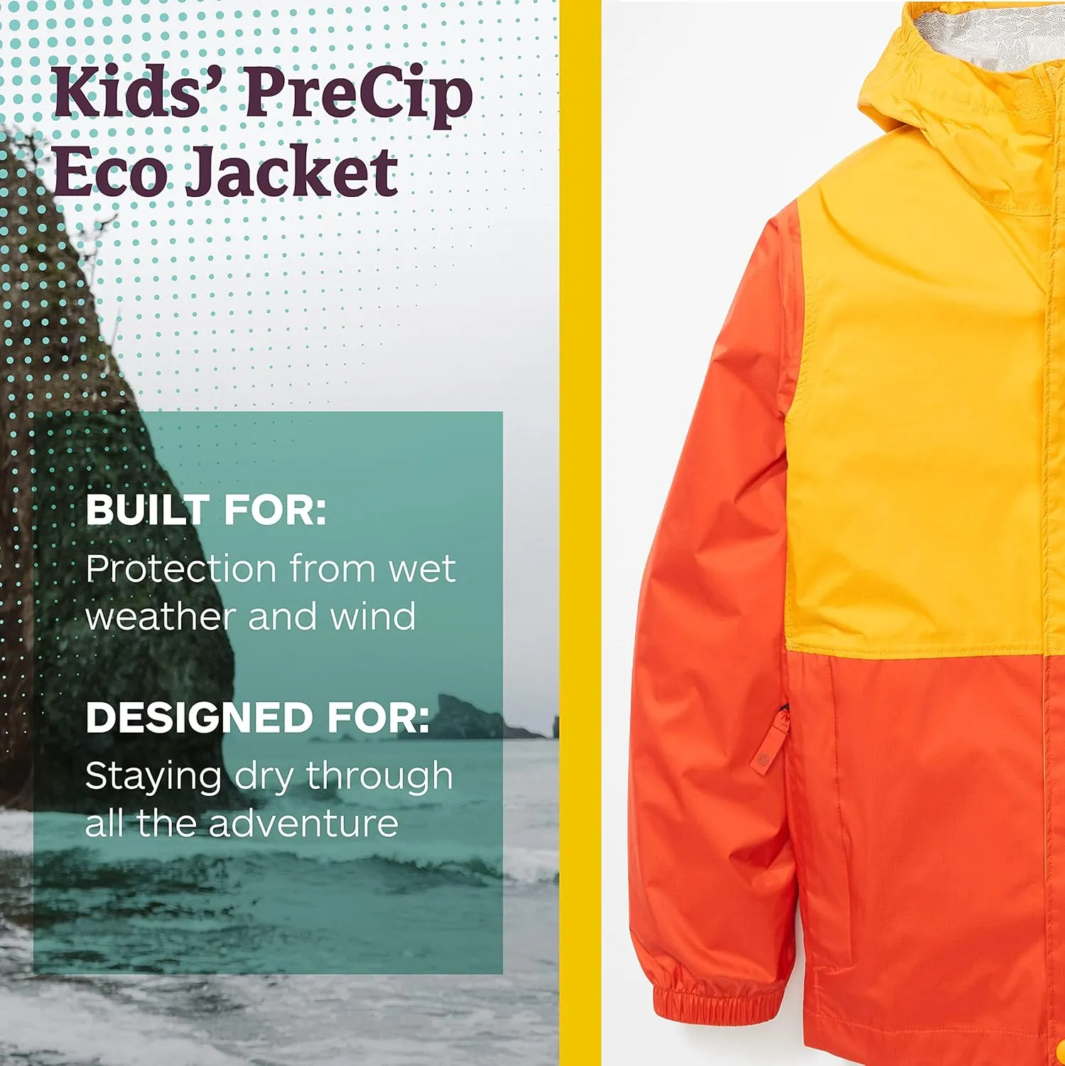 MARMOT Boys' Kid's Precip Eco Jacket