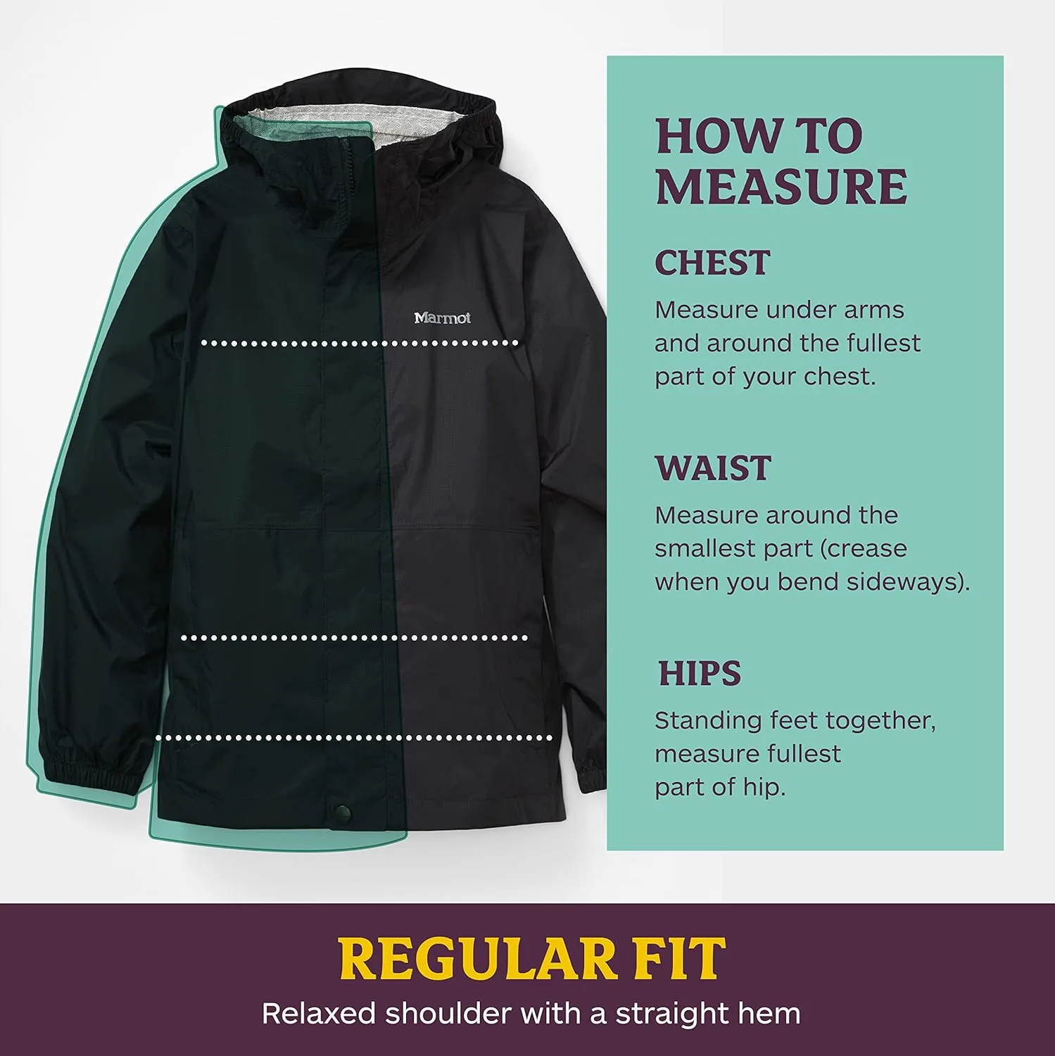 MARMOT Boys' Kid's Precip Eco Jacket
