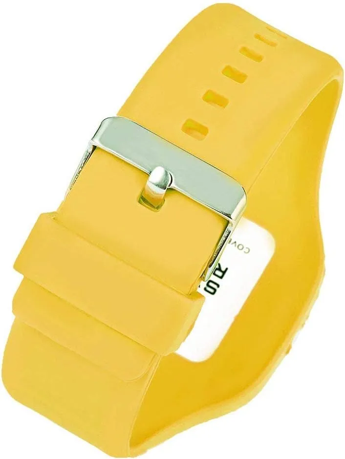MASTOP Male and Female Digital Sports Watches Electron LED Alarm Waterproof Teenager Students Silicone Watch