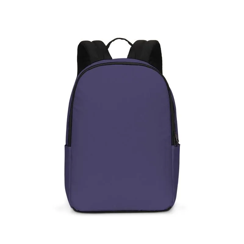 Medium Dark Blue Waterproof Backpack | Medium Dark Pastel Blue | C60M60Y0K60