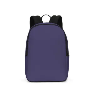 Medium Dark Blue Waterproof Backpack | Medium Dark Pastel Blue | C60M60Y0K60