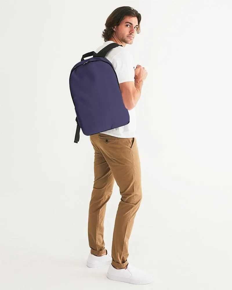 Medium Dark Blue Waterproof Backpack | Medium Dark Pastel Blue | C60M60Y0K60