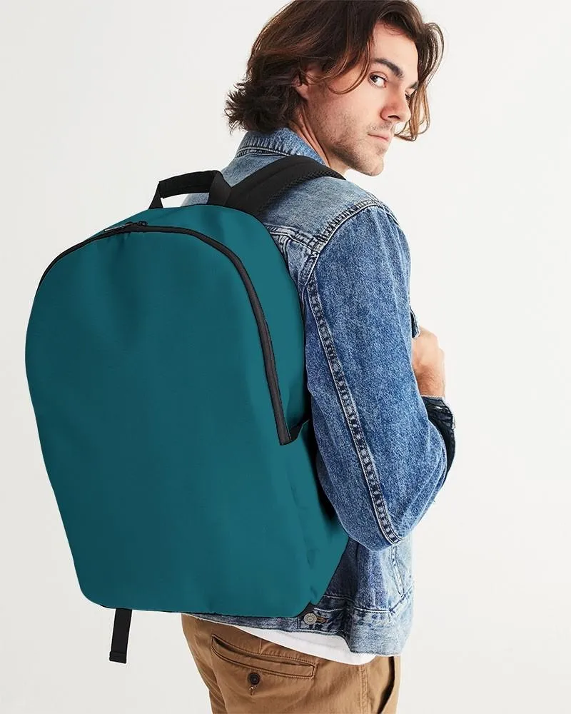 Medium Dark Warm Cyan Waterproof Backpack | Medium Dark Pure Warm Cyan | C100M0Y25K60