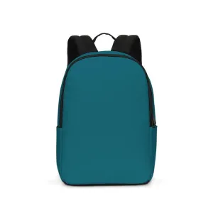 Medium Dark Warm Cyan Waterproof Backpack | Medium Dark Pure Warm Cyan | C100M0Y25K60