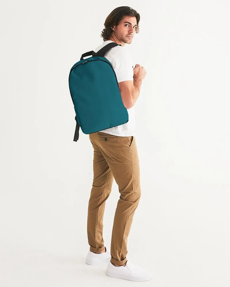 Medium Dark Warm Cyan Waterproof Backpack | Medium Dark Pure Warm Cyan | C100M0Y25K60