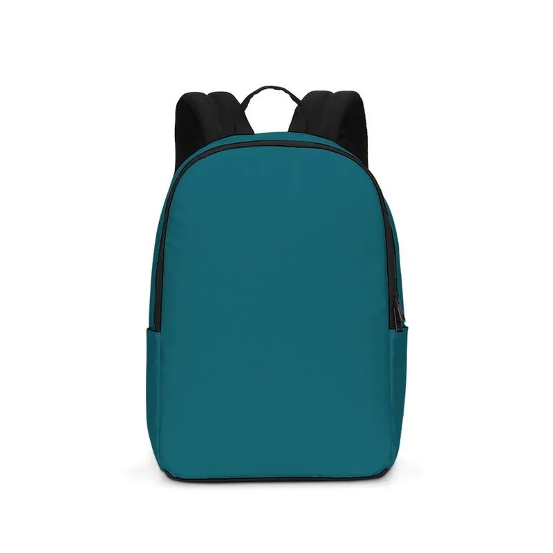 Medium Dark Warm Cyan Waterproof Backpack | Medium Dark Pure Warm Cyan | C100M0Y25K60