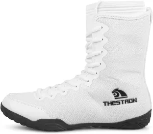 Mens Boxing Shoes Breathable Mesh Wrestling Shoes Kickboxing Sparring Boxers Trainers Sports Bodybuilding Boxing Boots