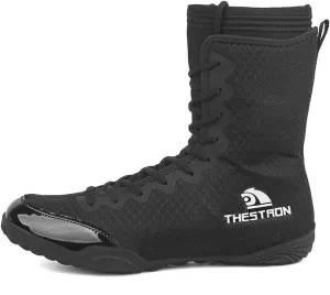 Mens Boxing Shoes Breathable Mesh Wrestling Shoes Kickboxing Sparring Boxers Trainers Sports Bodybuilding Boxing Boots