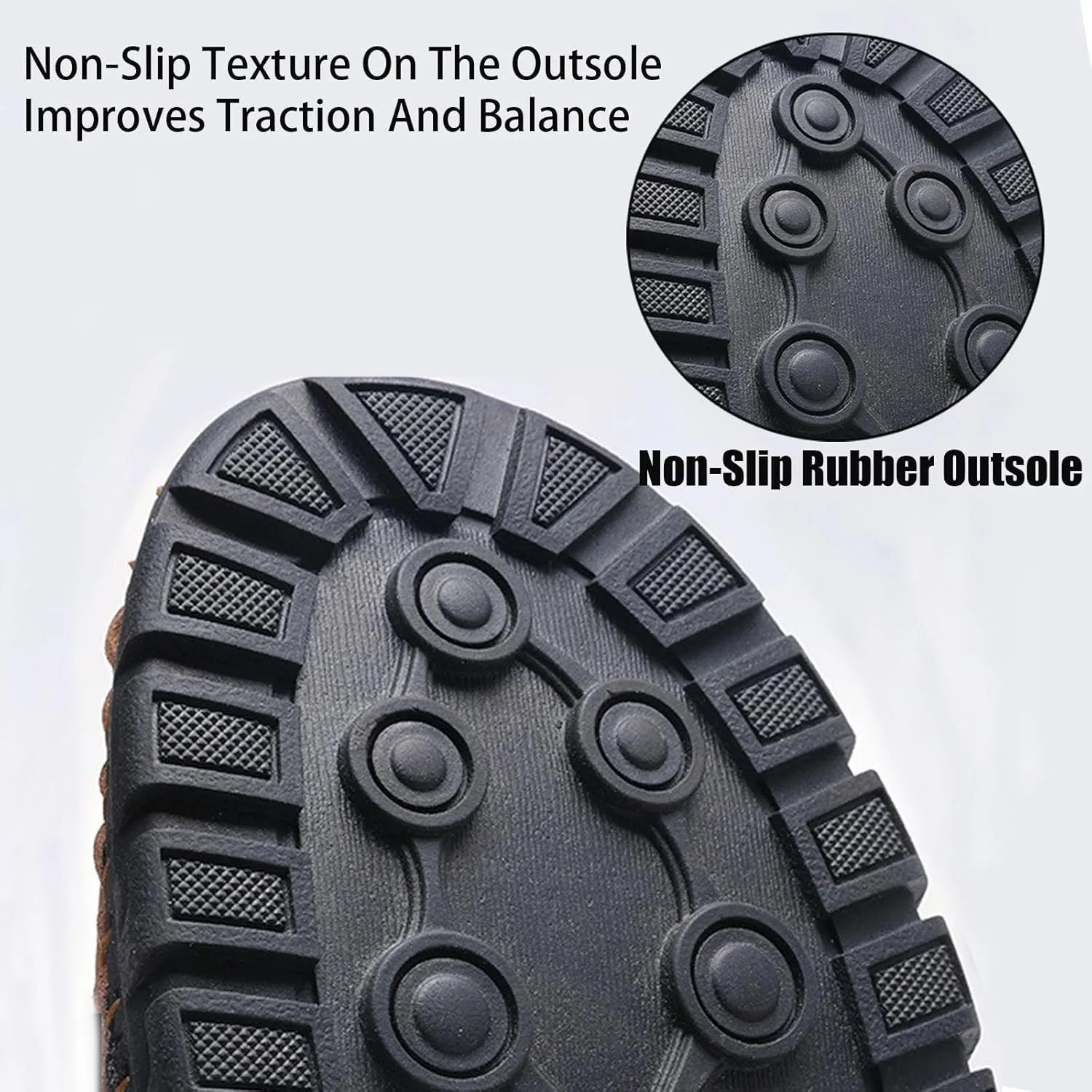 Men's Leather Strap Buckle Slip-On High Top Sneakers Boots Adjustable Fashion Handmade Non-Slip Lightweight Oxford Sneaker Boots Casual Driving Business Dress Boots