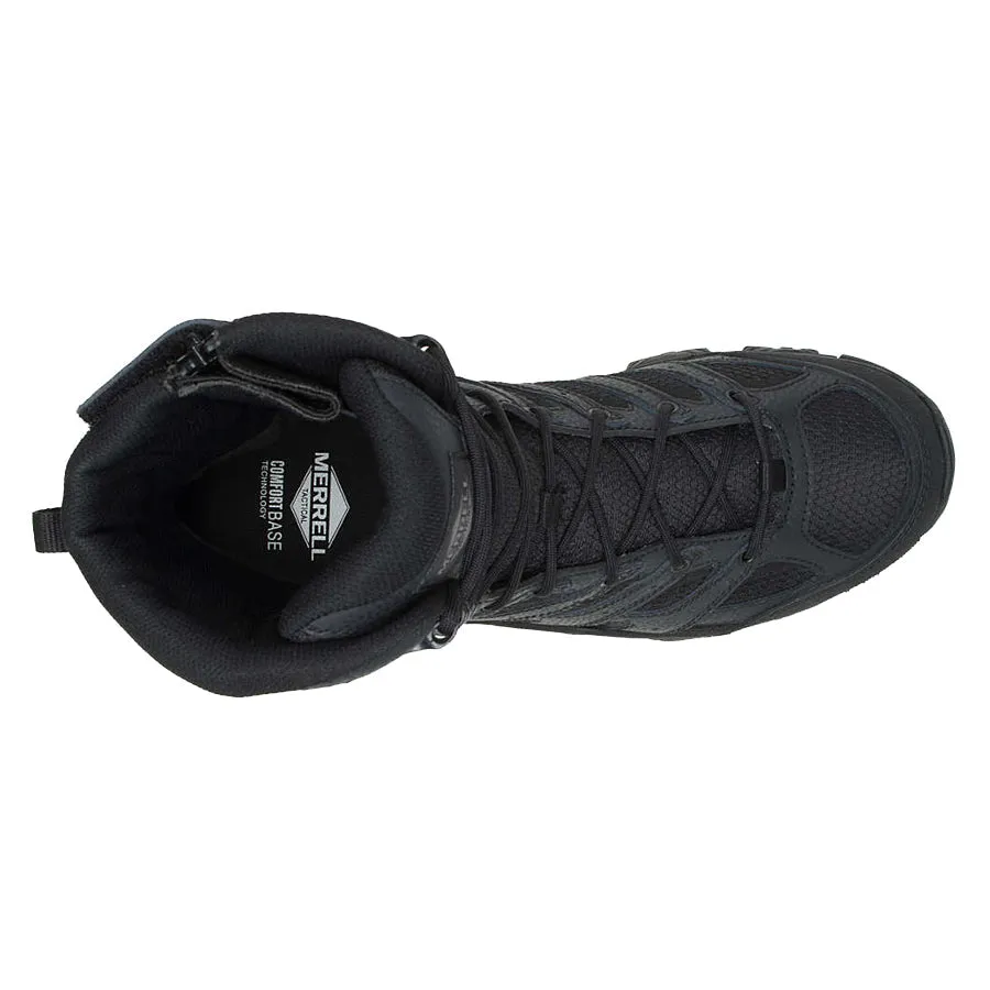 Merrell Tactical MOAB 3 Tactical Waterproof 8 Inches Side-Zip Boot Black