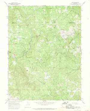Mina CA topo map, 1:24000 Scale, 7.5 X 7.5 Minute, Historical, 1967, Updated 1969, 26.8 x 21.9 in