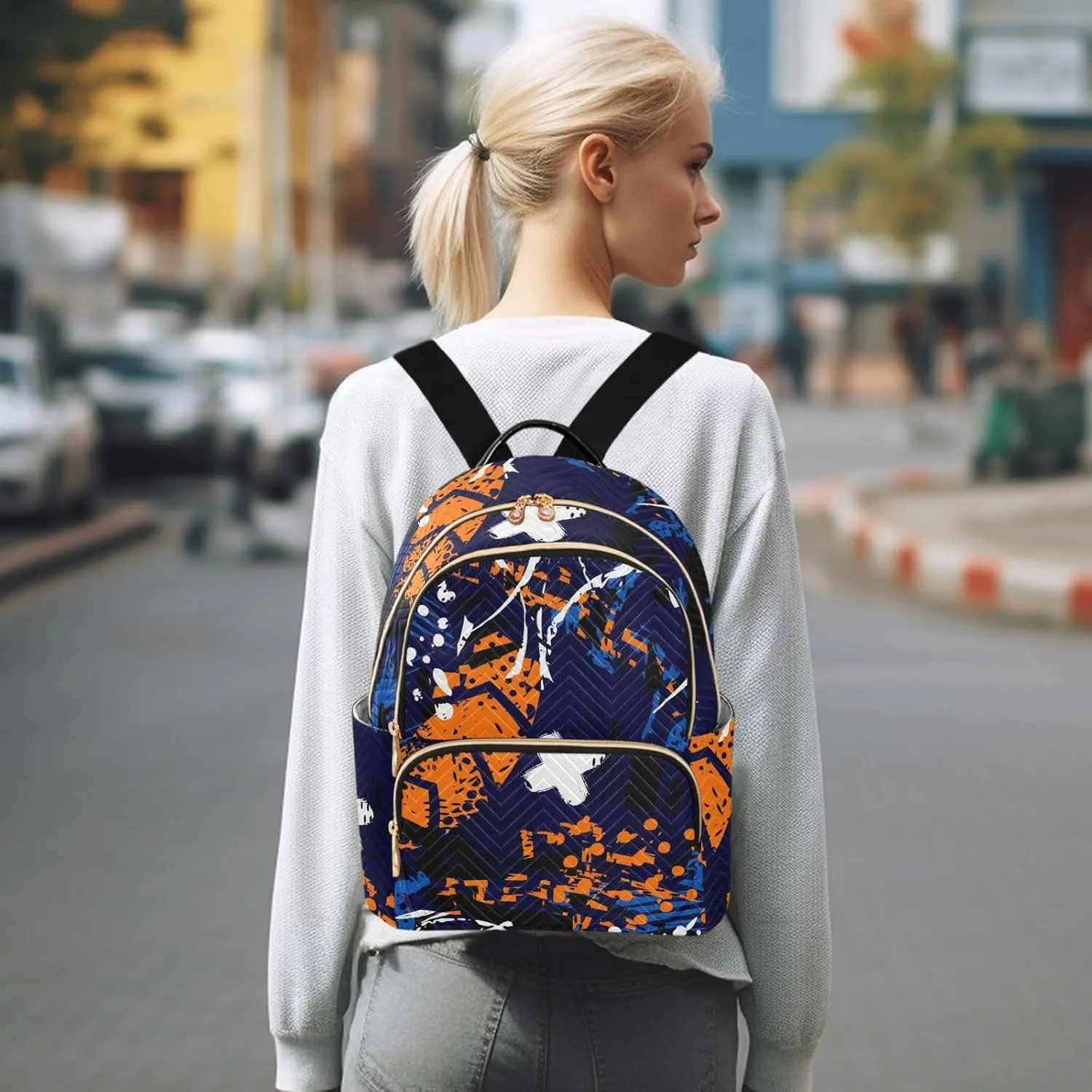 Mini Backpack Purse for Women Pretty Valentine Travel Backpack Fashion Backpack Lightweight Shoulder Bag Casual Daypack(Medium Pattren 3)