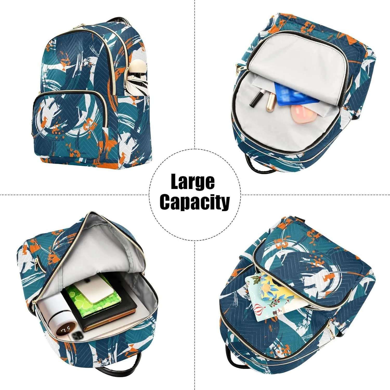 Mini Backpack Purse for Women Pretty Valentine Travel Backpack Fashion Backpack Lightweight Shoulder Bag Casual Daypack(Medium Pattren 4)