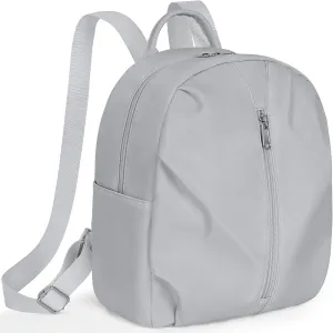 Mini Backpack Purse Small Cute Women Bag Lightweight Daypack for Travel (Grey)