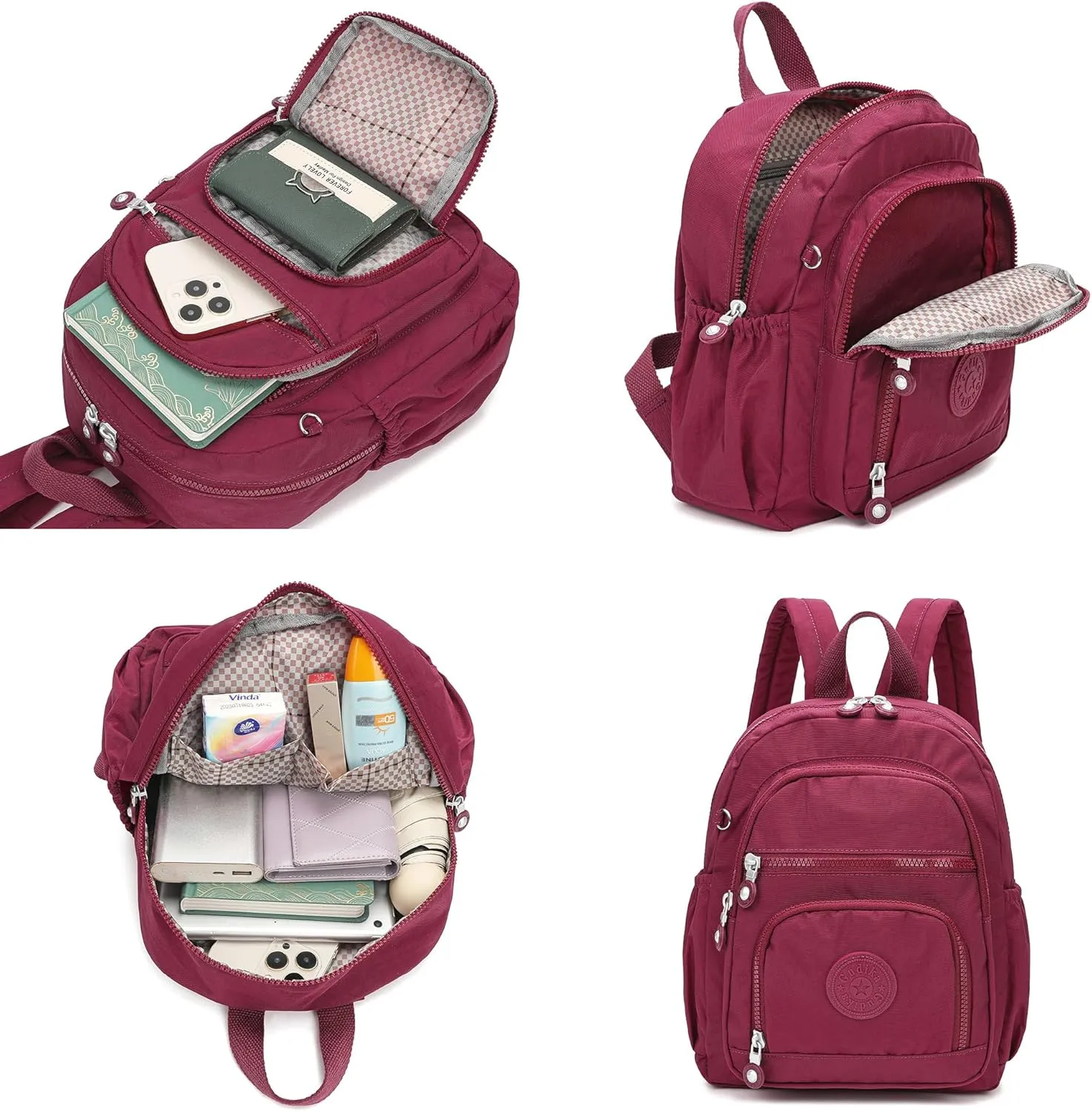 Mini Hiking Waterproof Laptop Backpack Purse for Women and Men,Travel Backpack 8.6L