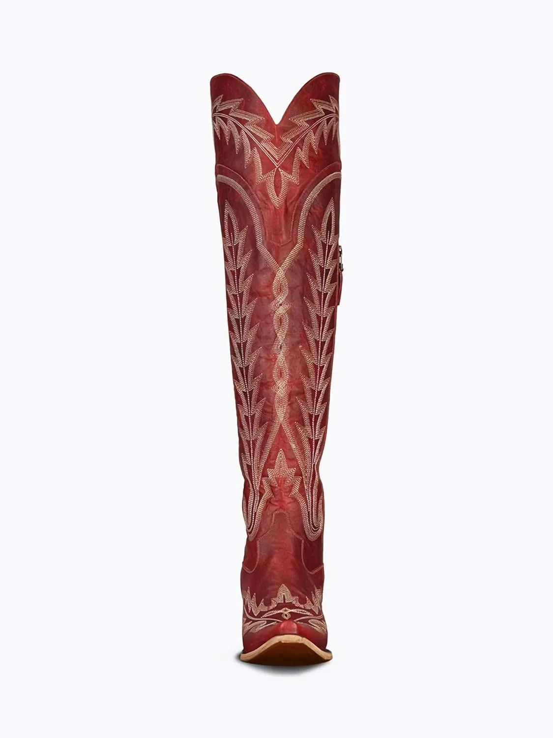 MissHeel Over the Knee Cowboy Boots for Women Adjustable Thigh High Cowgirl Boots