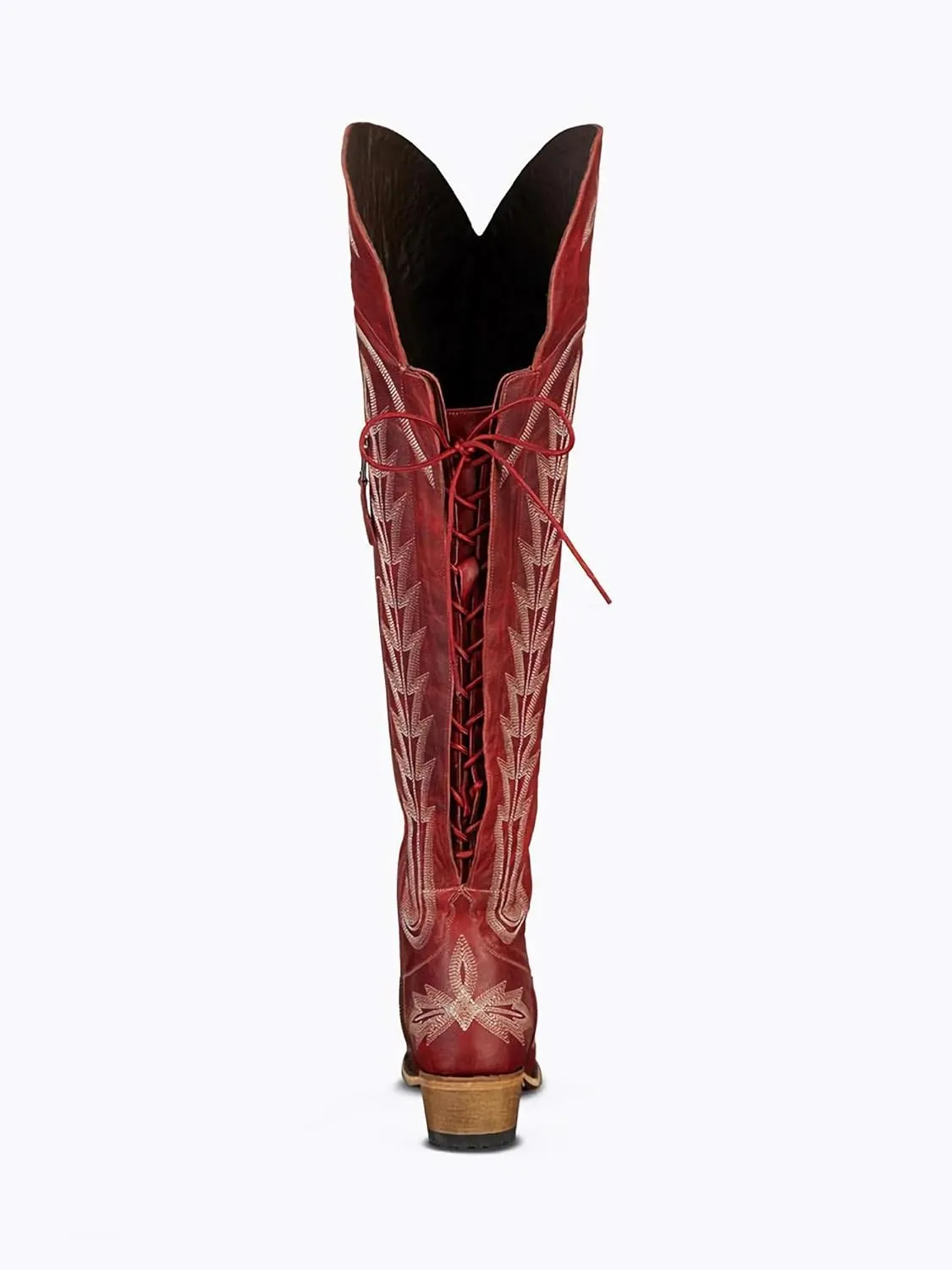 MissHeel Over the Knee Cowboy Boots for Women Adjustable Thigh High Cowgirl Boots