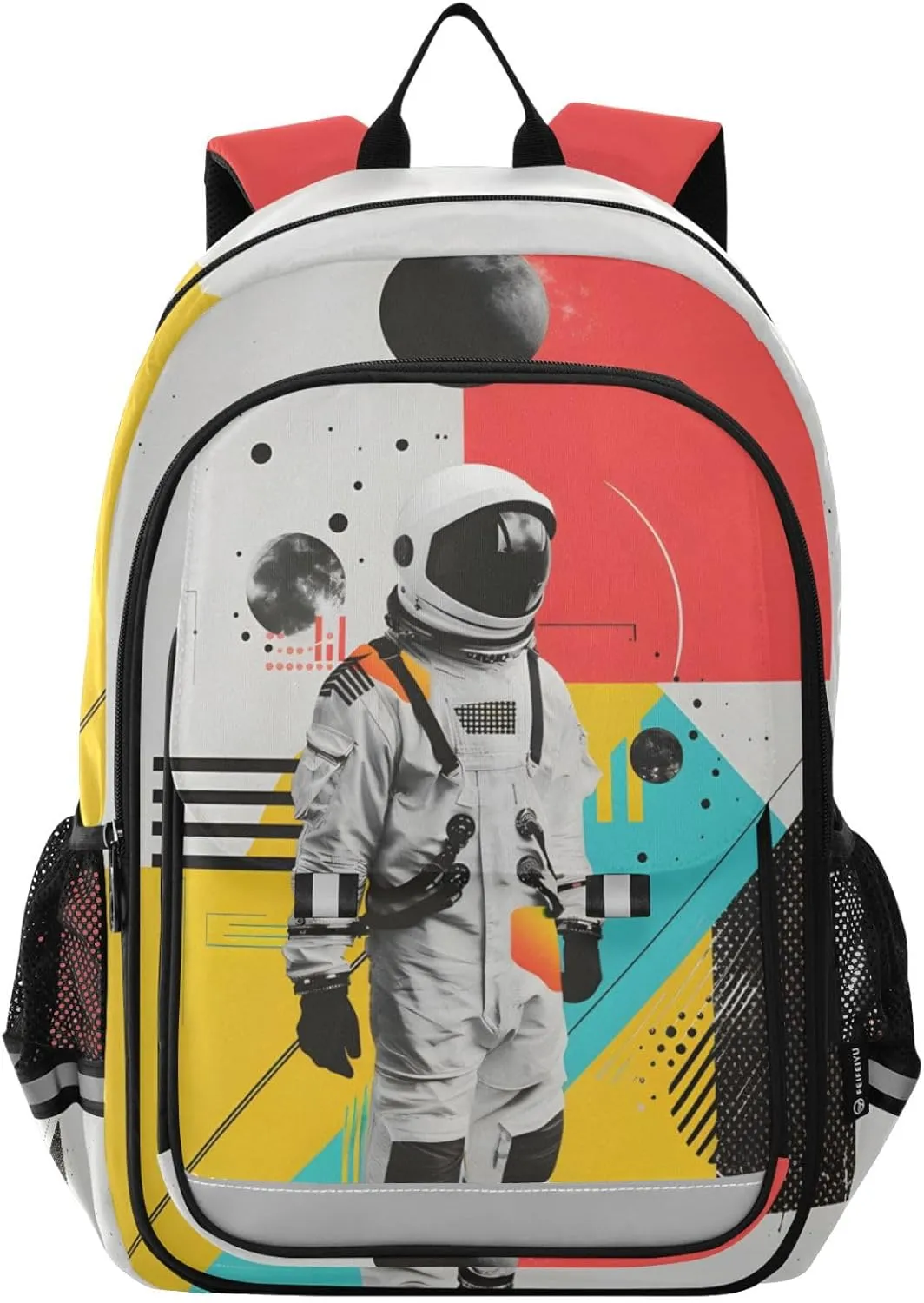 MNSRUU Backpack for School Astronaut Laptop Backpack Womens Travel Backpack Mens Casual Daypack Backpack Fits 15.6 Inch Laptop Waterproof