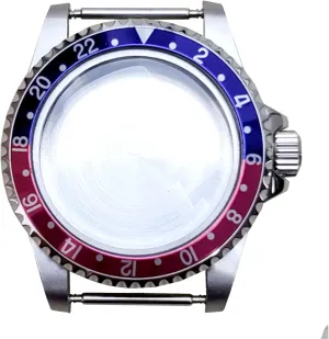 MODJUEGO Watch Case for NH35 NH36 Replacement 39.5MM Stainless Steel Watch Movement Repair Part