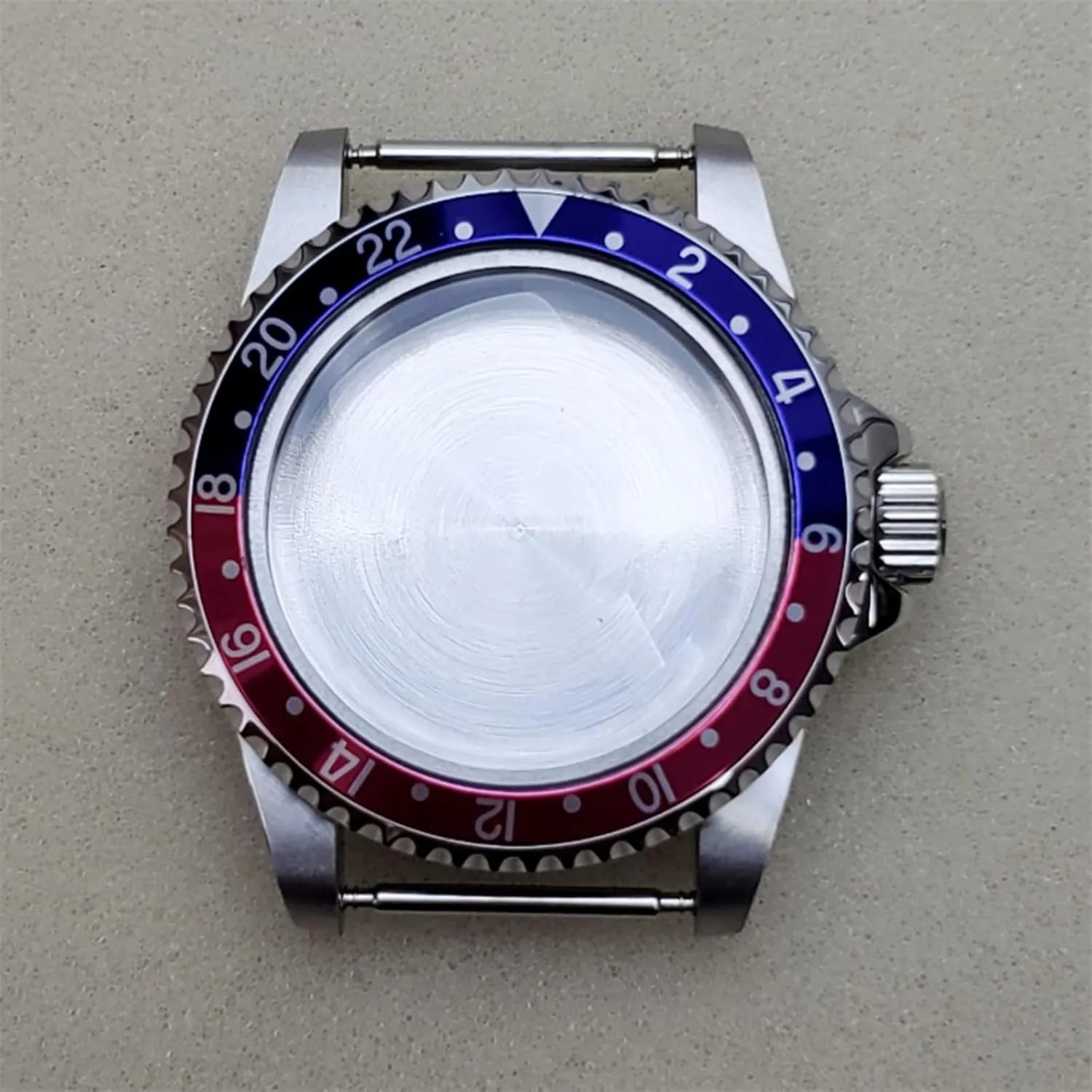 MODJUEGO Watch Case for NH35 NH36 Replacement 39.5MM Stainless Steel Watch Movement Repair Part