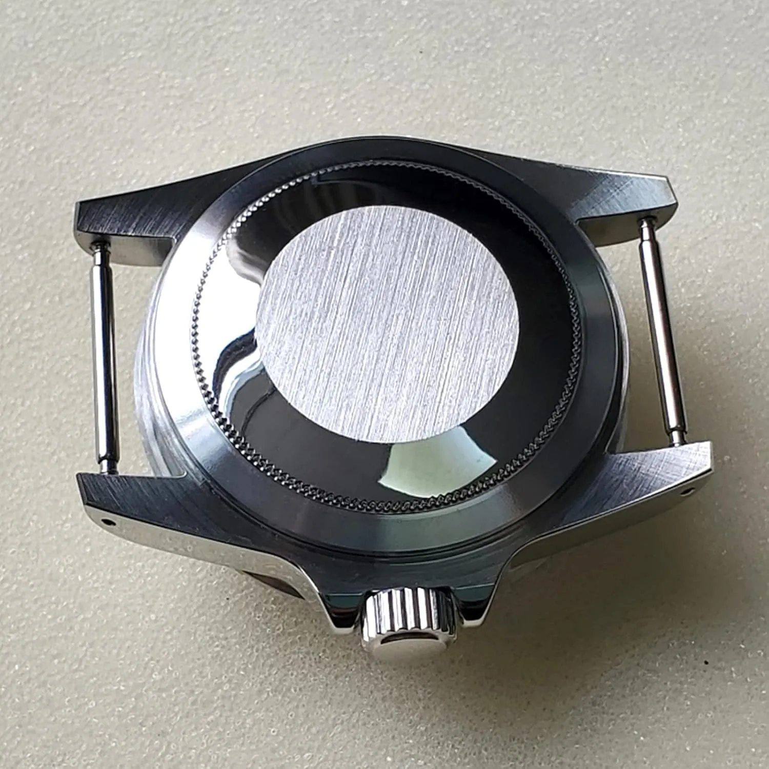 MODJUEGO Watch Case for NH35 NH36 Replacement 39.5MM Stainless Steel Watch Movement Repair Part