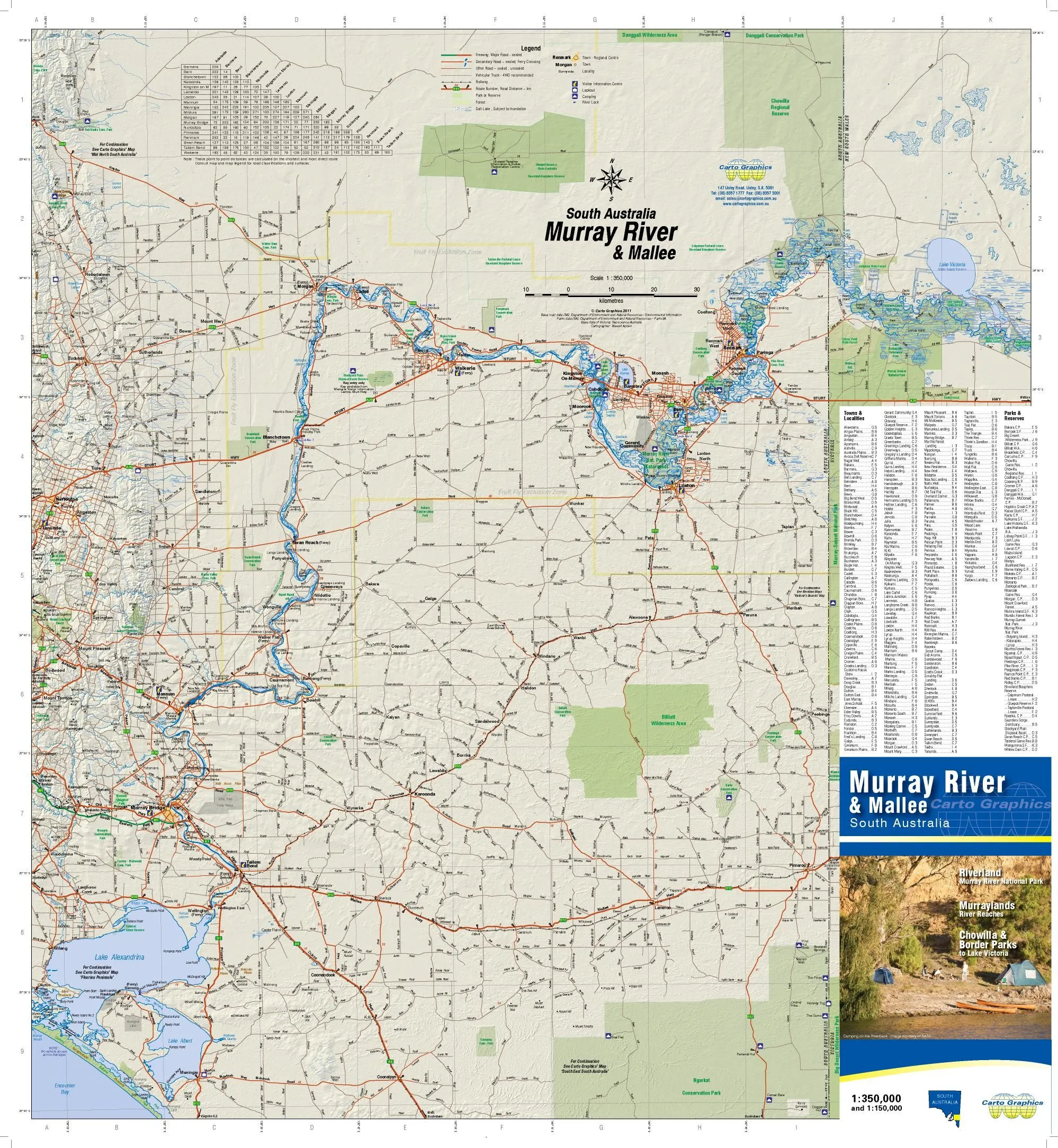 Murray River & Mallee Map Cartographics