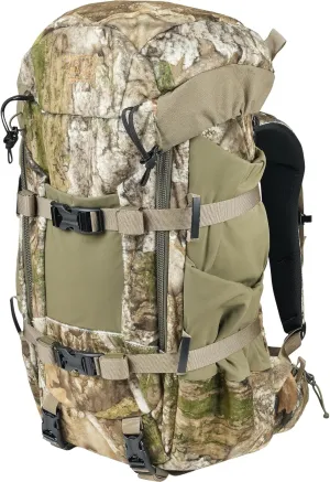 Mystery Ranch Treehouse 38, Tree Stand Hunting Backpack, Quiet, Waterproof, Daypack for Saddle Hunting, Outdoors, 30L - Realtree APX-L/XL