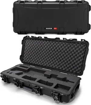 NANUK 985/990 Hard Case 40” and 47" with Wheels & Custom Fit Foam Insert, IP67 Waterproof & Crushproof, Rugged Construction for Ultimate Protection, Made in North America
