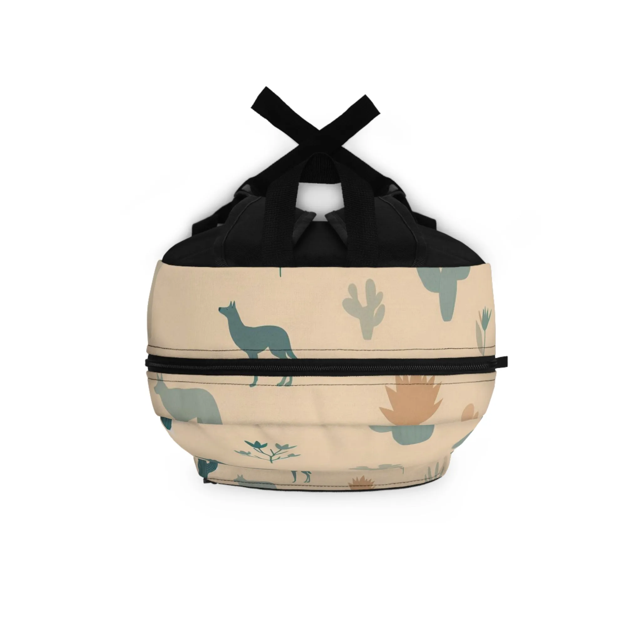 Nature-Inspired Backpack for Adventurers, Cute Backpack for Kids, Hiking Bag, Animal Print Rucksack, Eco-Friendly Travel Tote