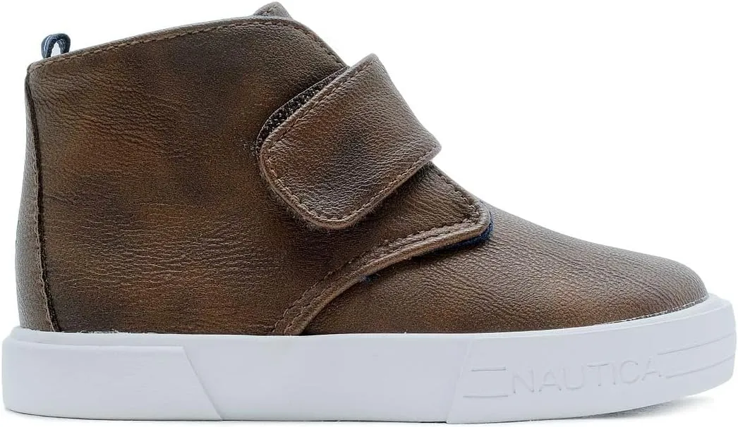 Nautica Kids Dress Chukka Boots - Boys Booties with Adjustable Strap (Toddler/Little Kids)