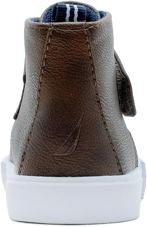 Nautica Kids Dress Chukka Boots - Boys Booties with Adjustable Strap (Toddler/Little Kids)