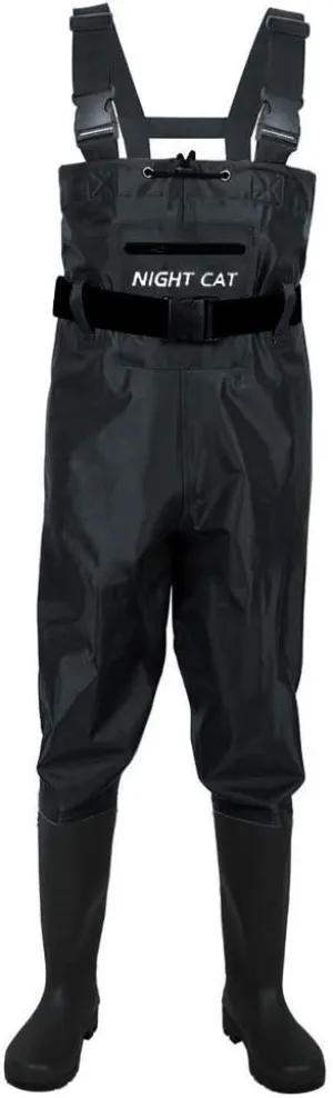 Night Cat Fishing Waders for Men Women Waterproof Hunting Chest Wader with Bootfoot Belt Breathable Lightweight Size 6 to 14
